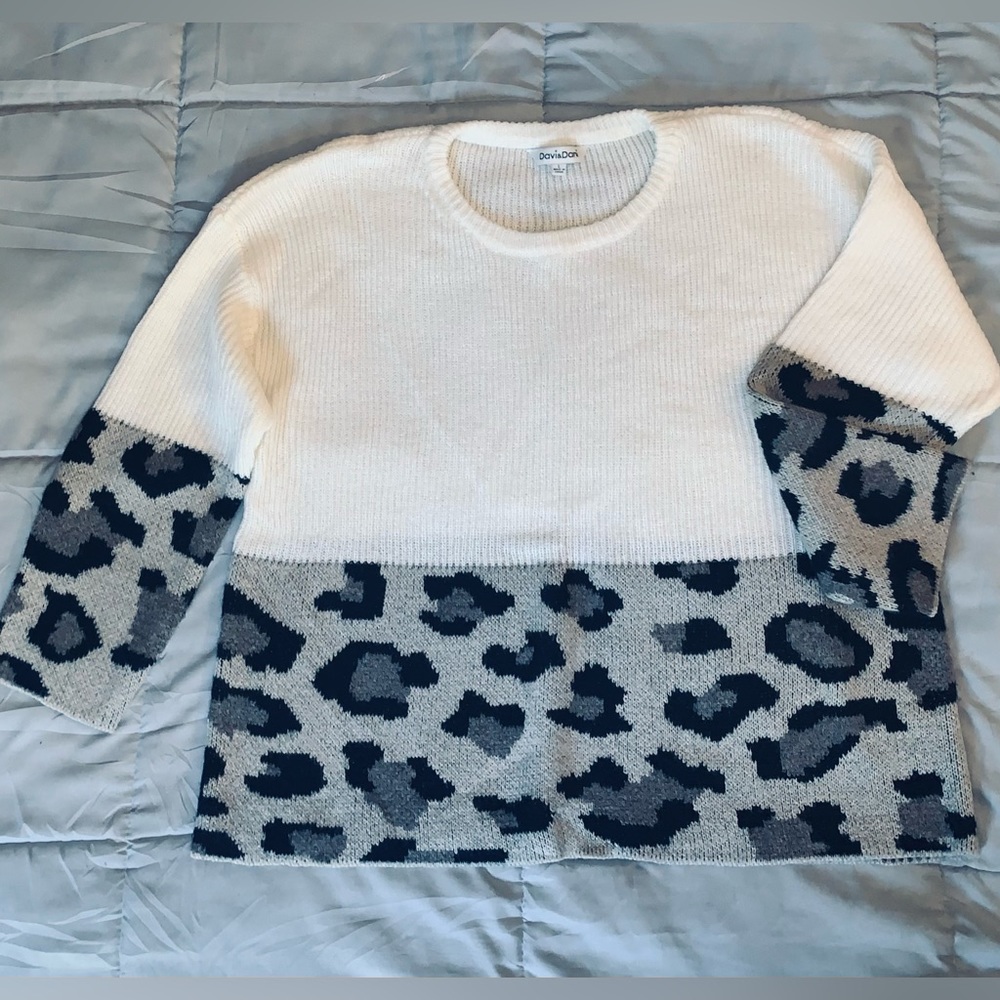 🌟🌟🌟 DAVI & DANI WOMEN IVORY PULLOVER SWEATER 🌟🌟🌟